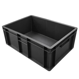 Shelf & Picking Crates | Stackable | Black & Clear